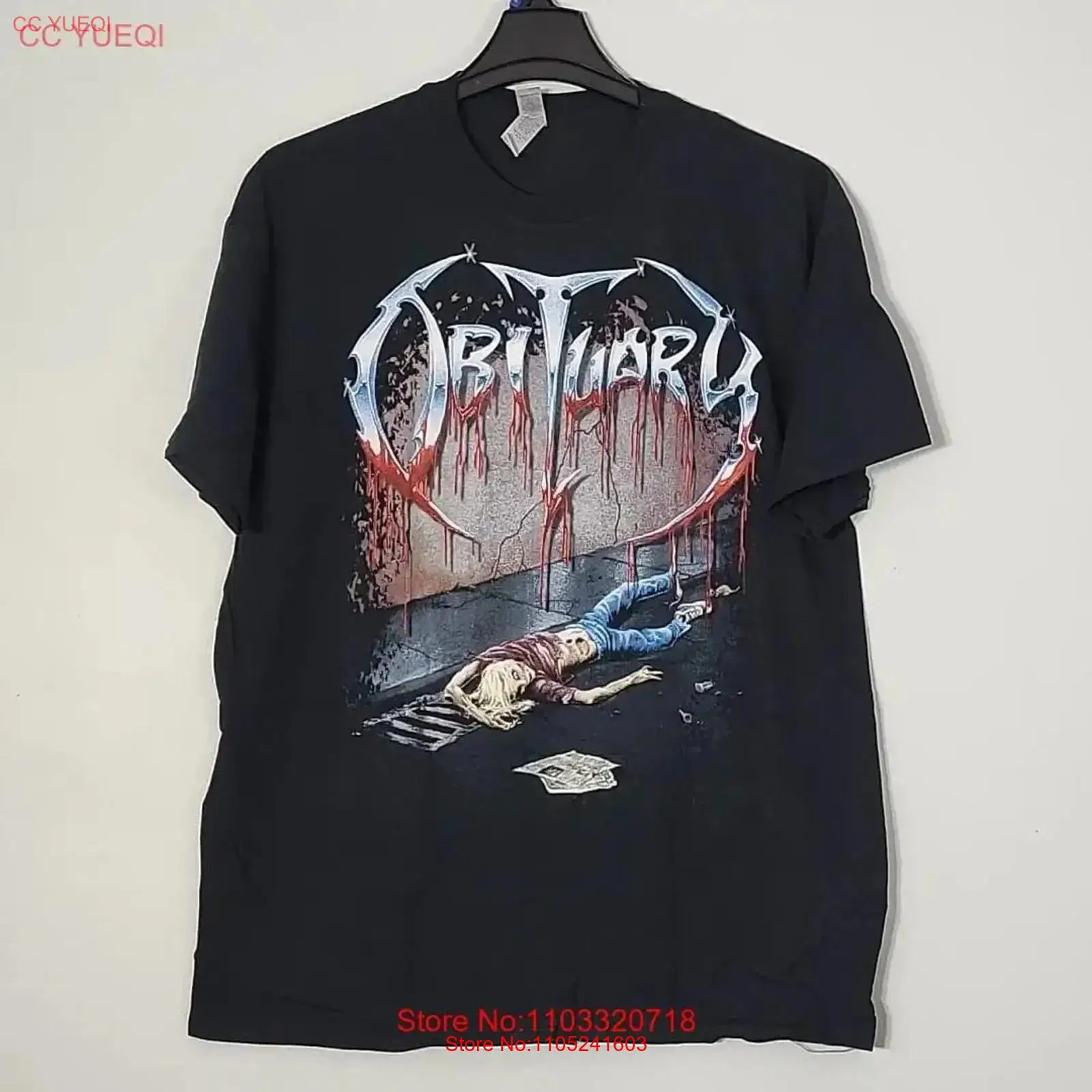 Vintage Fashion Obituaries - OBITUARY Slowly We Rot XL Official