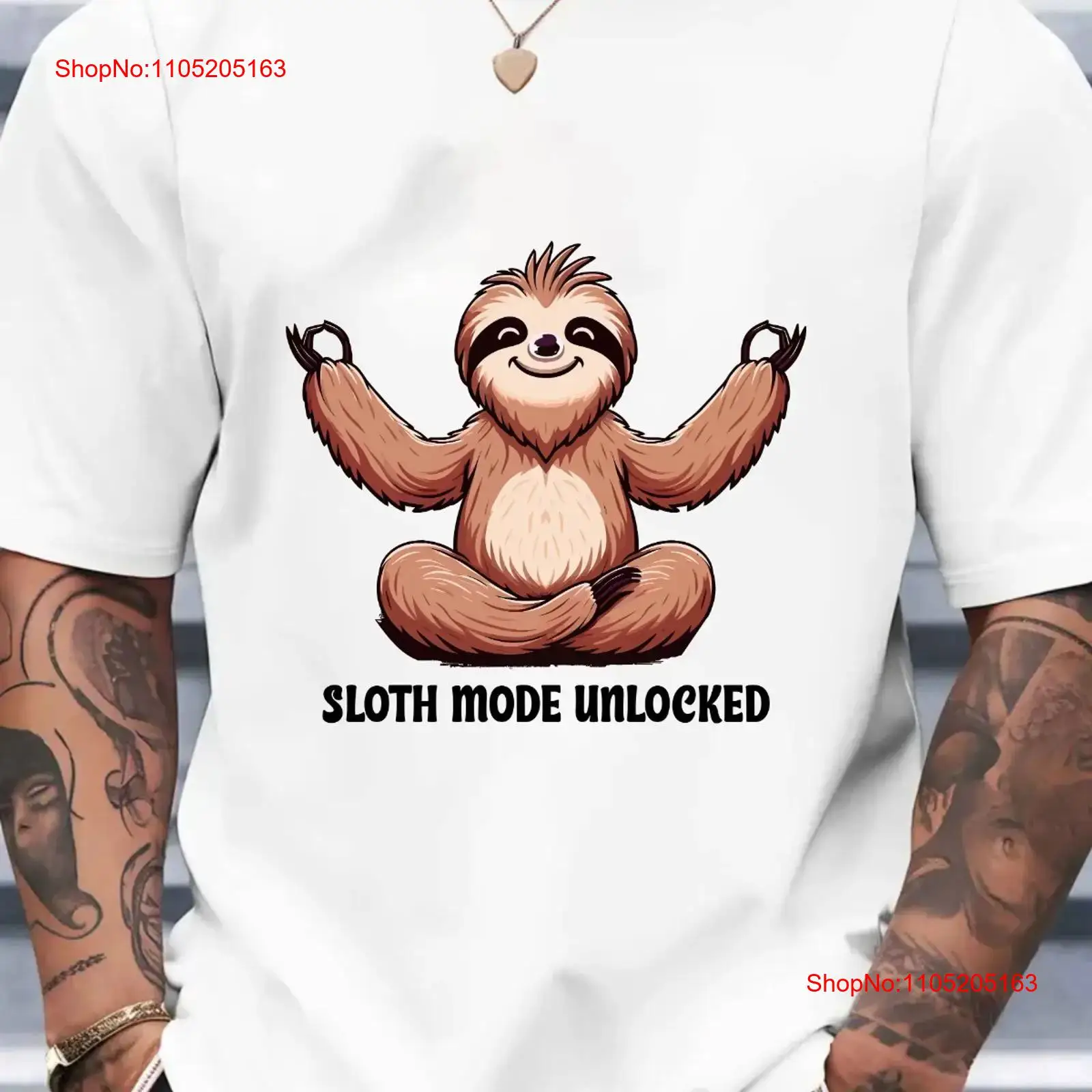Vintage Fashion Knitwear - Sloth Mode Unlocked T SHIRT Funny