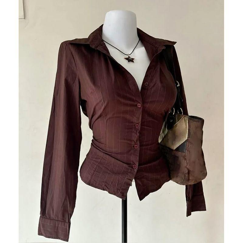 Vintage Fashion Korea - 2025 Summer New Retro Classic Shirt