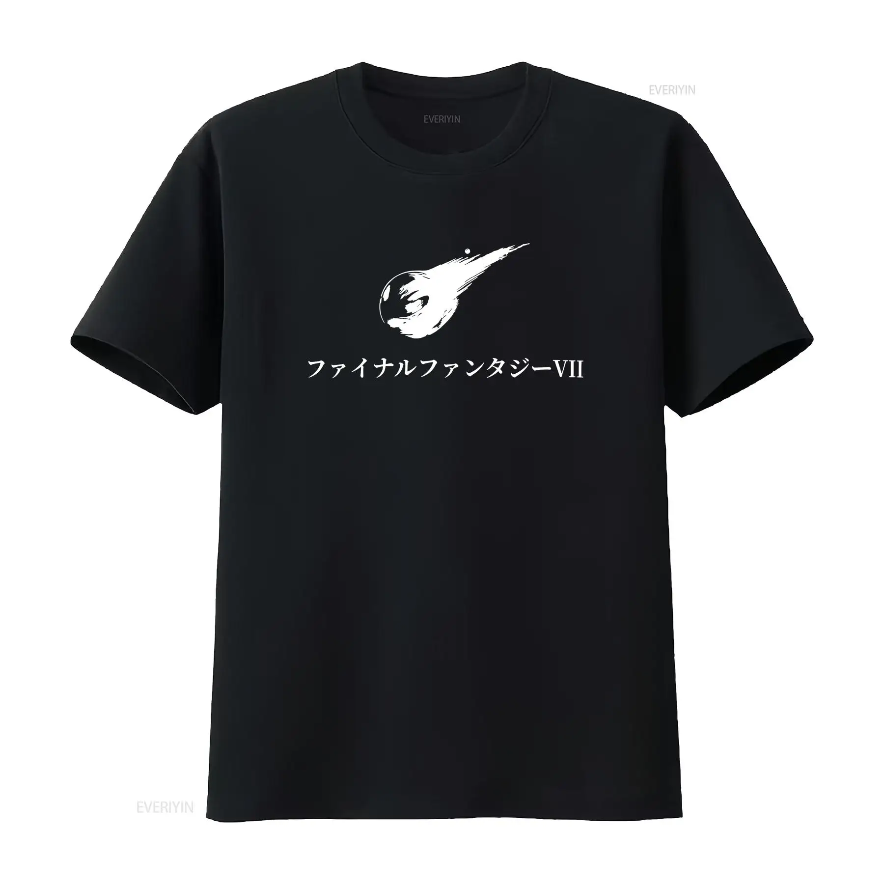 Vintage Fashion Knitwear - FF7 JP Title T shirt Multiple