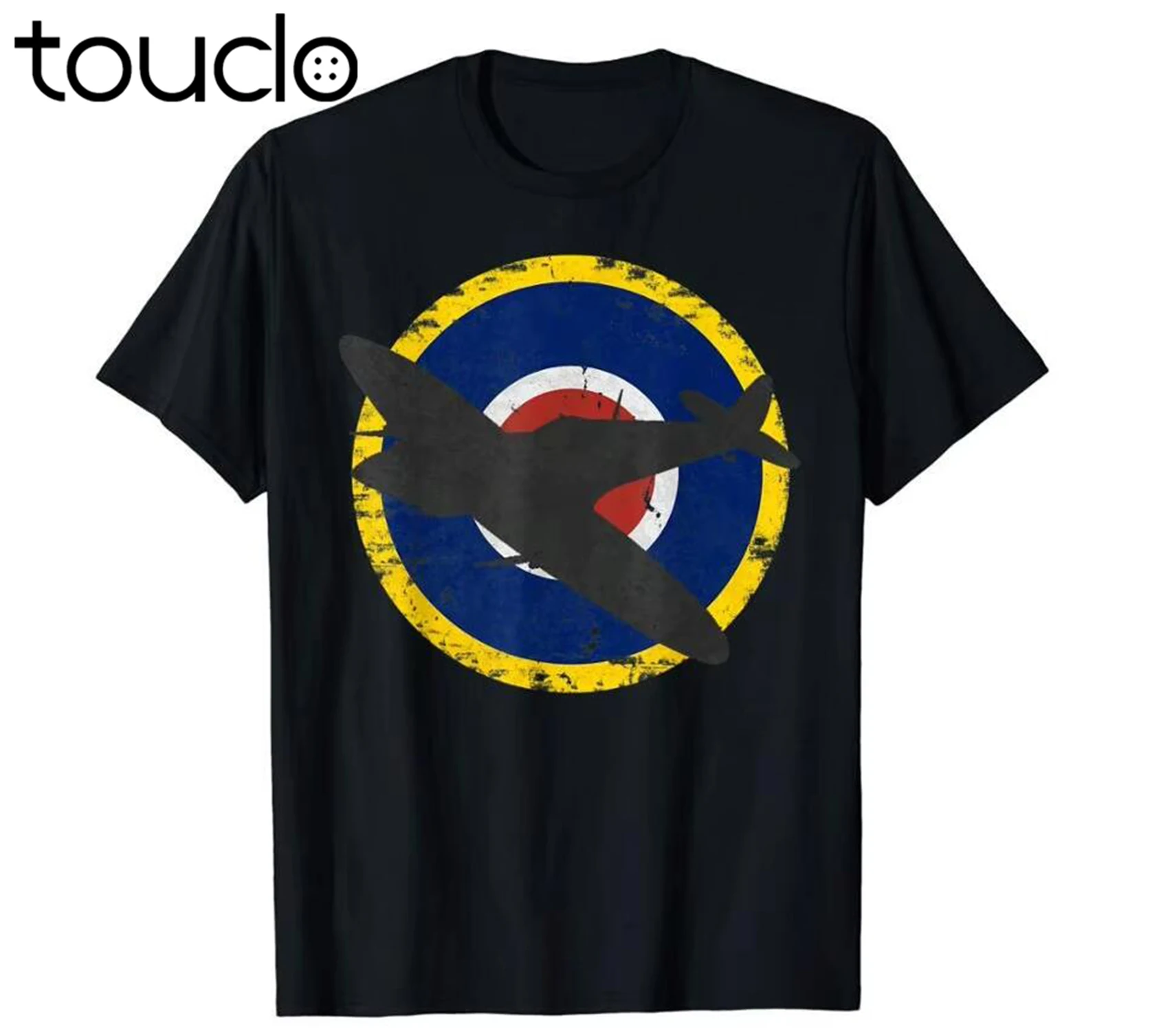 Vintage Fashion Logo - Spitfire British Wwii Fighter Vintage Aircraft