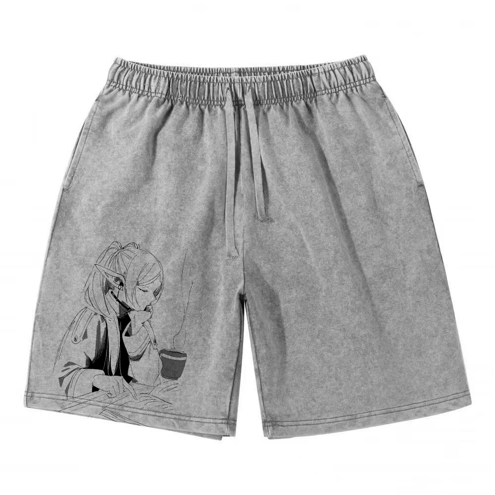 Anime Frieren Shorts Vintage W - Vintage Fashion Model 评论和价格