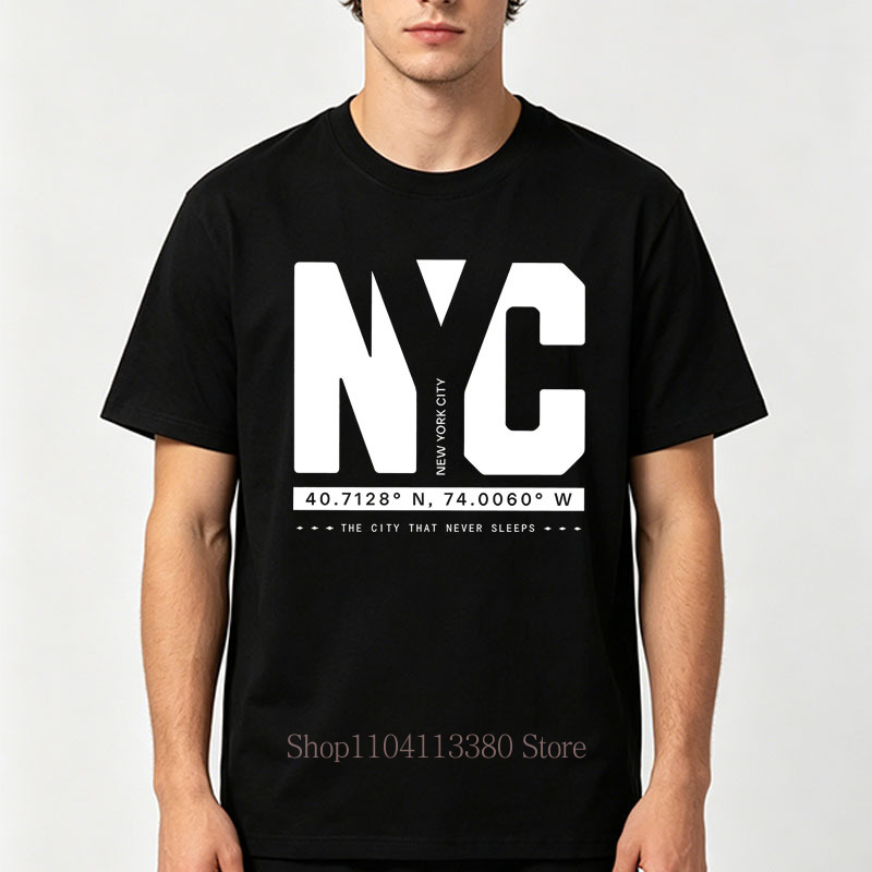 Nyc Graphic Print T-shirts for - Vintage Fashion Nyc 评论和价格