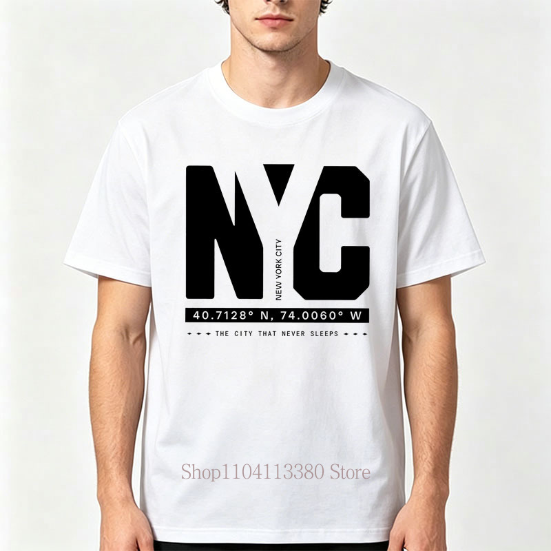 Nyc Graphic Print T-shirts for - Vintage Fashion Nyc 评论和价格