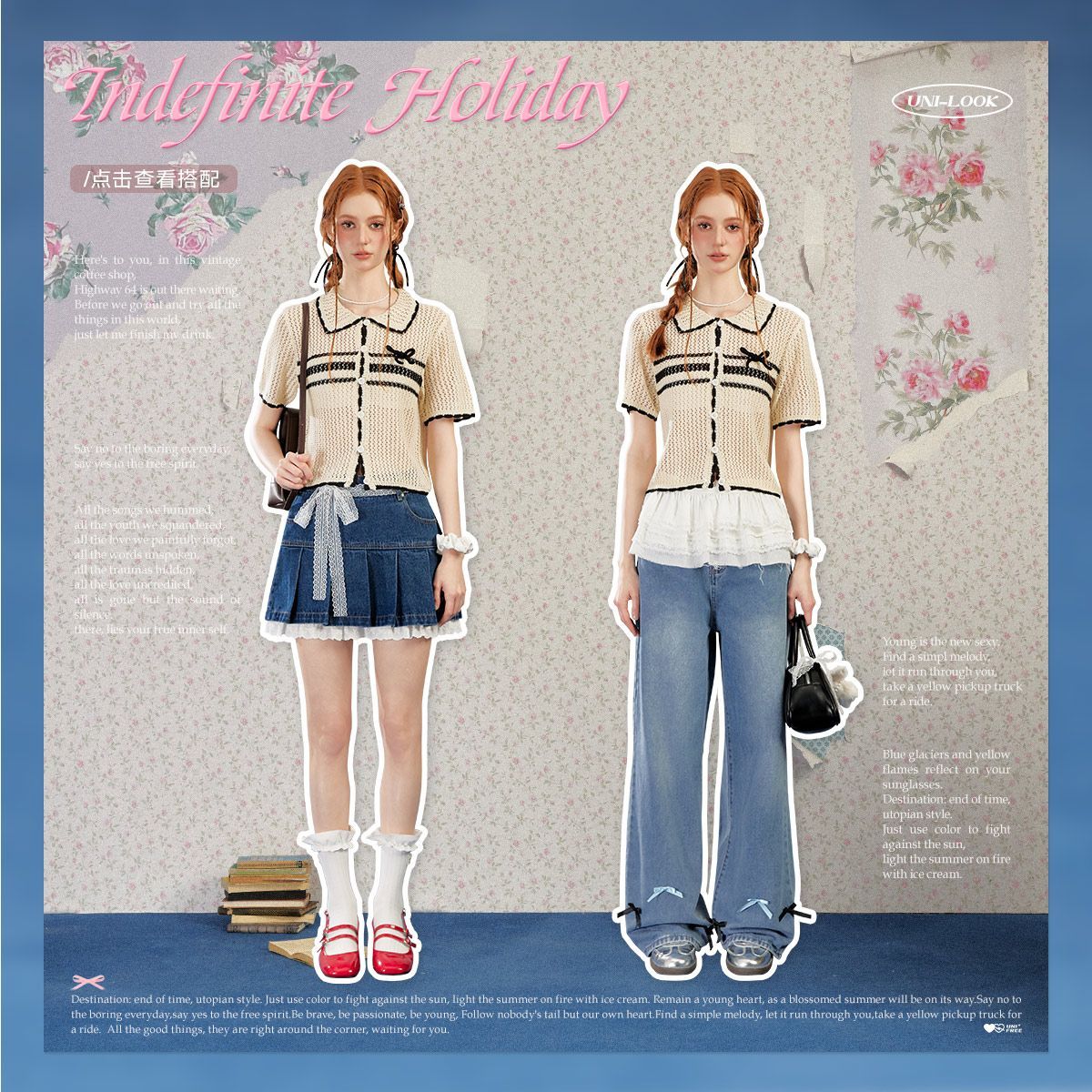 Women Knitted Ribbed Blouse Sh - Vintage Fashion Korea 评论和价格