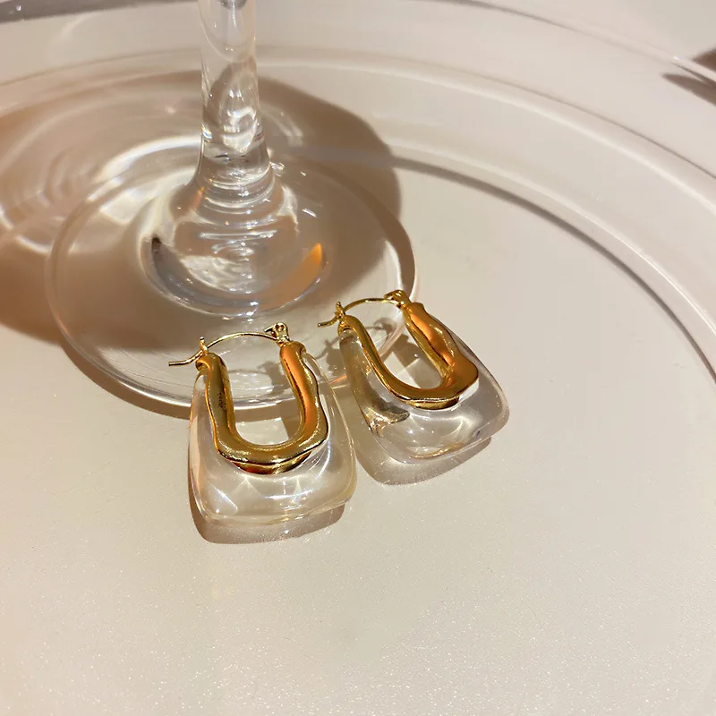New Exquisite Transparent Resi - Vintage Fashion Korea 评论和价格