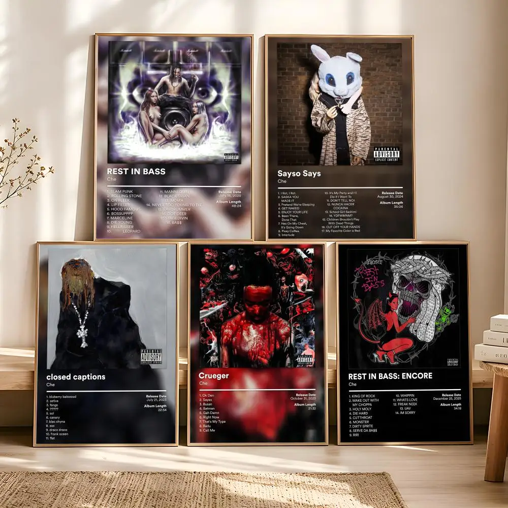 C-che Album Cover Painting Cal - Vintage Fashion Prints For Wall 评论和价格