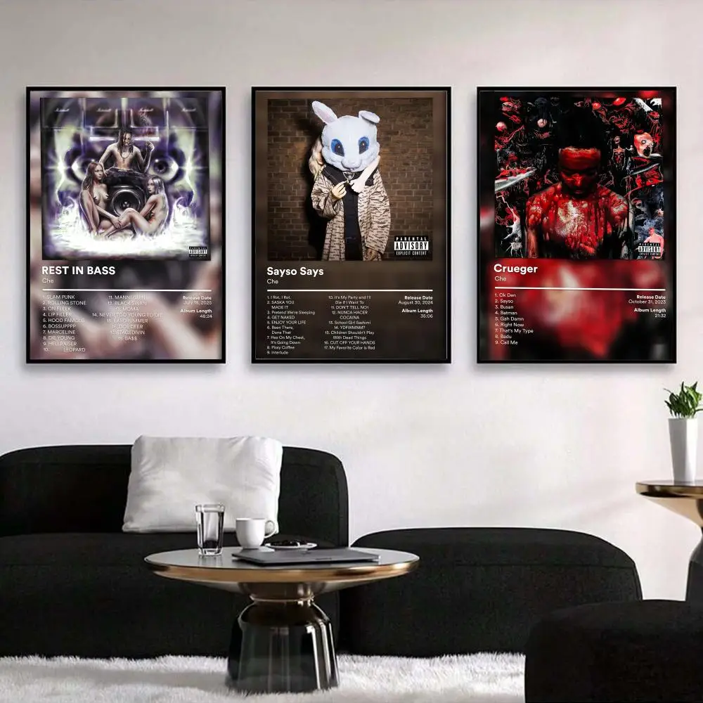 C-che Album Cover Painting Cal - Vintage Fashion Prints For Wall 评论和价格