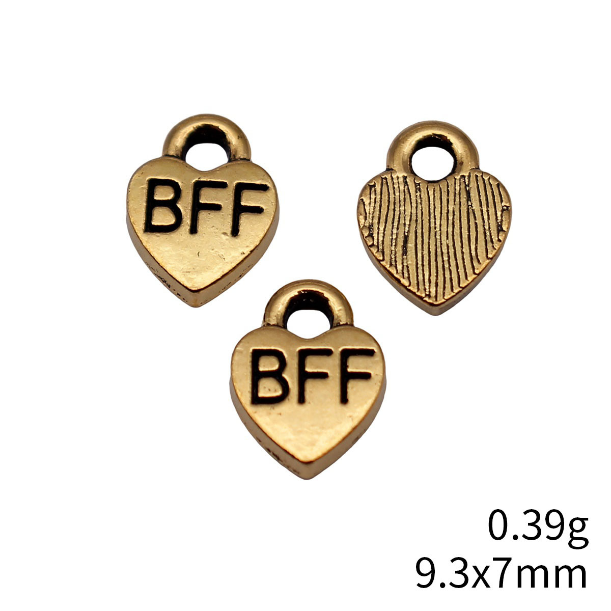 40pcs 9.3x7mm Antique Gold Col - Vintage Fashion Labels 评论和价格