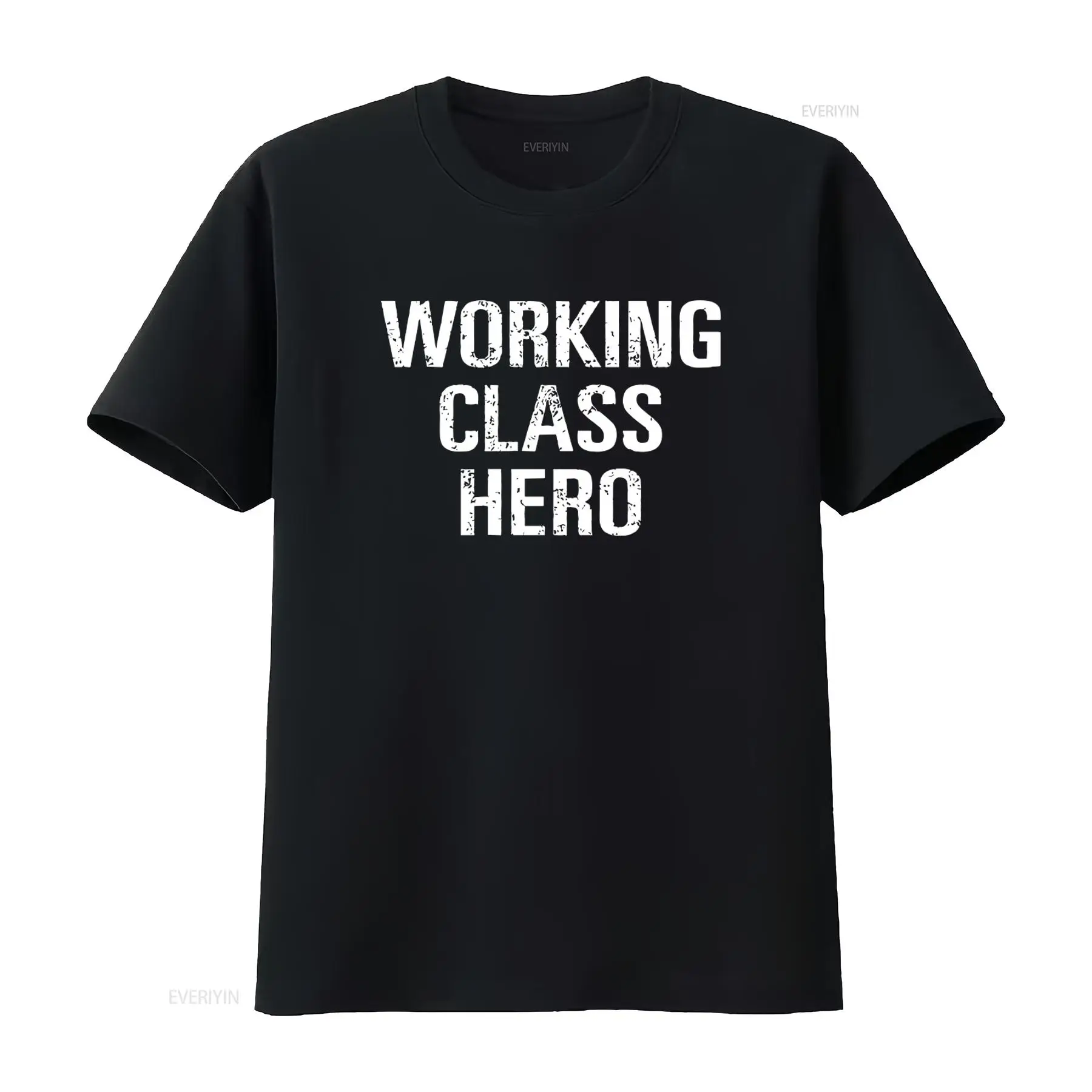 WORKING CLASS HERO Print T Shi - Vintage Fashion Nyc 评论和价格