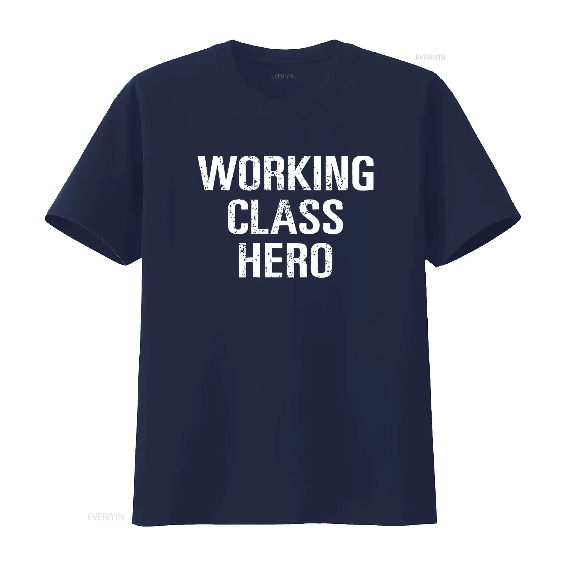 WORKING CLASS HERO Print T Shi - Vintage Fashion Nyc 评论和价格