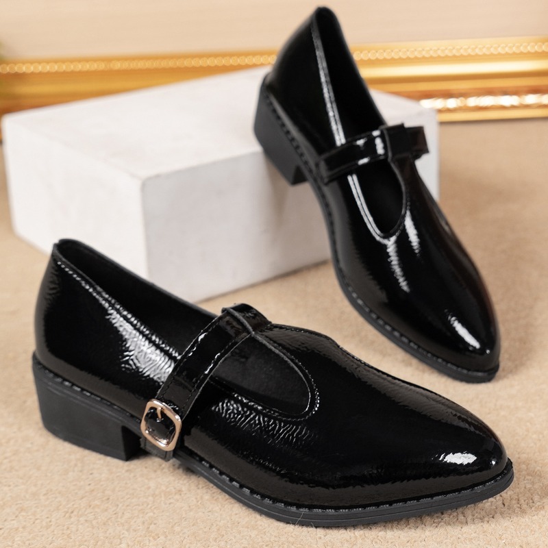 2025 Spring T-Strap Thick Heel - Vintage Fashion Rome 评论和价格