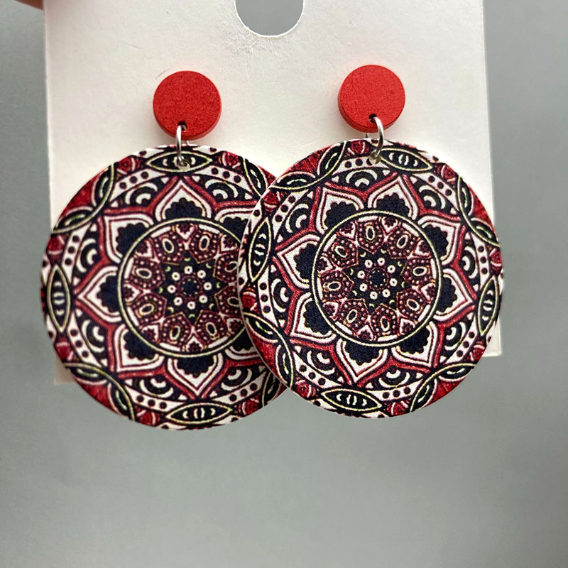 Ethnic Vintage Round Printed W - Vintage Fashion Illustrations 评论和价格