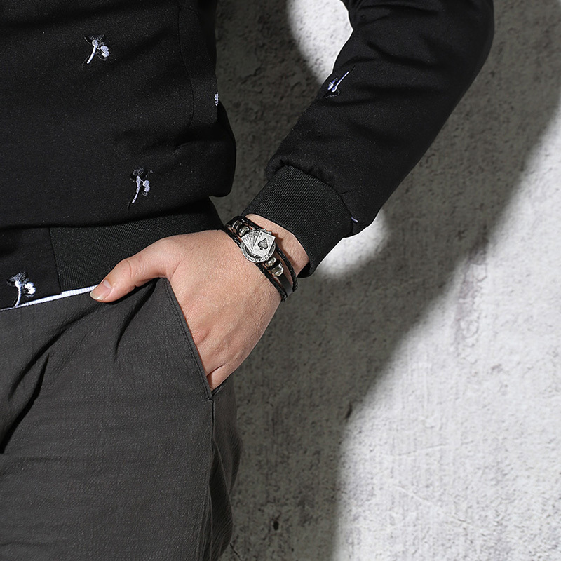 Vnox Lucky Vintage Men's Leath - Vintage Vegas Fashion 评论和价格