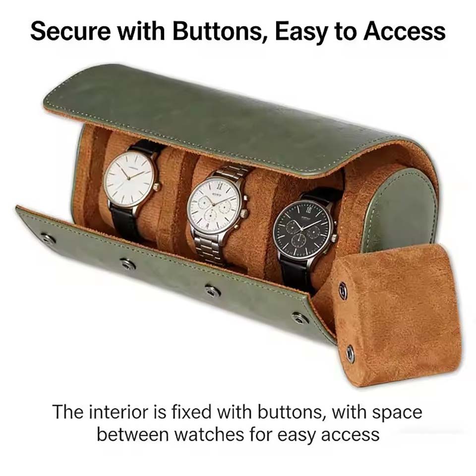 Watch Roll Travel Case 1/2/3-S - Vintage Fashion Labels 评论和价格