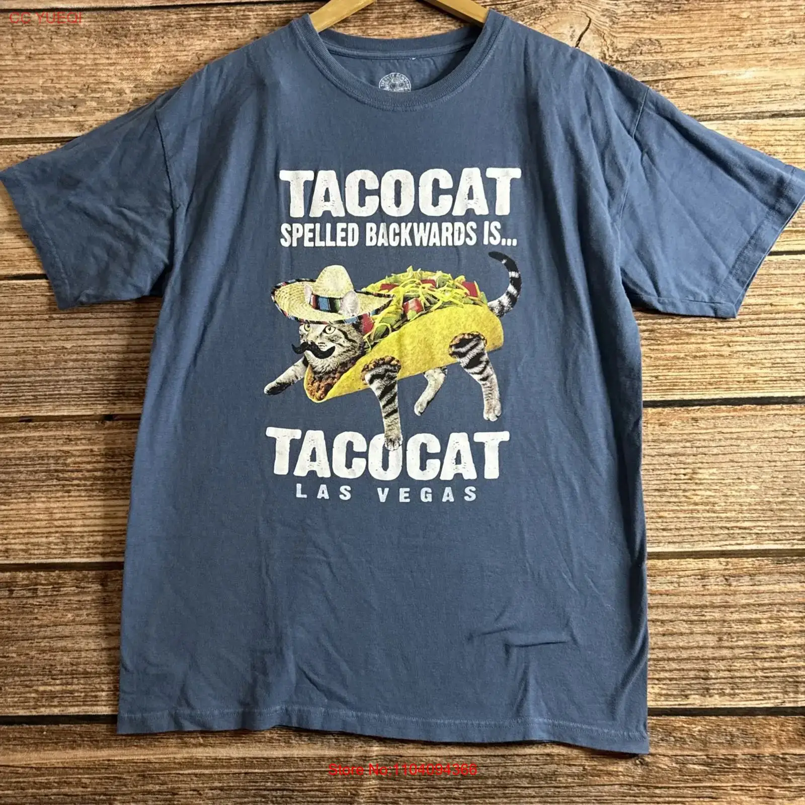 TacoCat Spelled Backwards is L - Vintage Vegas Fashion 评论和价格