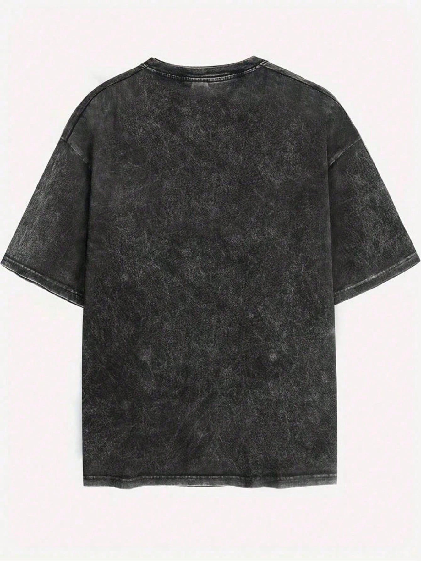 Men's Oversized Graphic T-Shir - Vintage Fashion Nyc 评论和价格