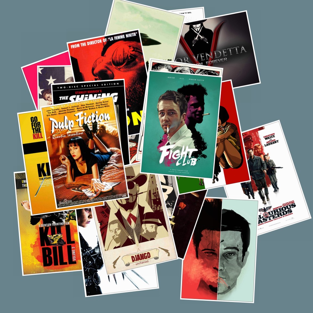 25PCS Classic Movie Posters St - Vintage Fashion Illustrations 评论和价格