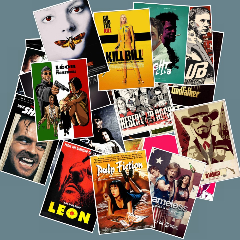 25PCS Classic Movie Posters St - Vintage Fashion Illustrations 评论和价格