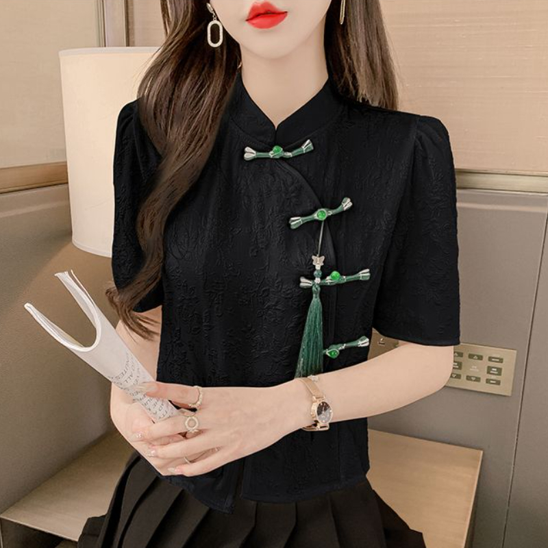 Vintage Blouses Women Fashion  - Vintage Fashion In Chinese 评论和价格