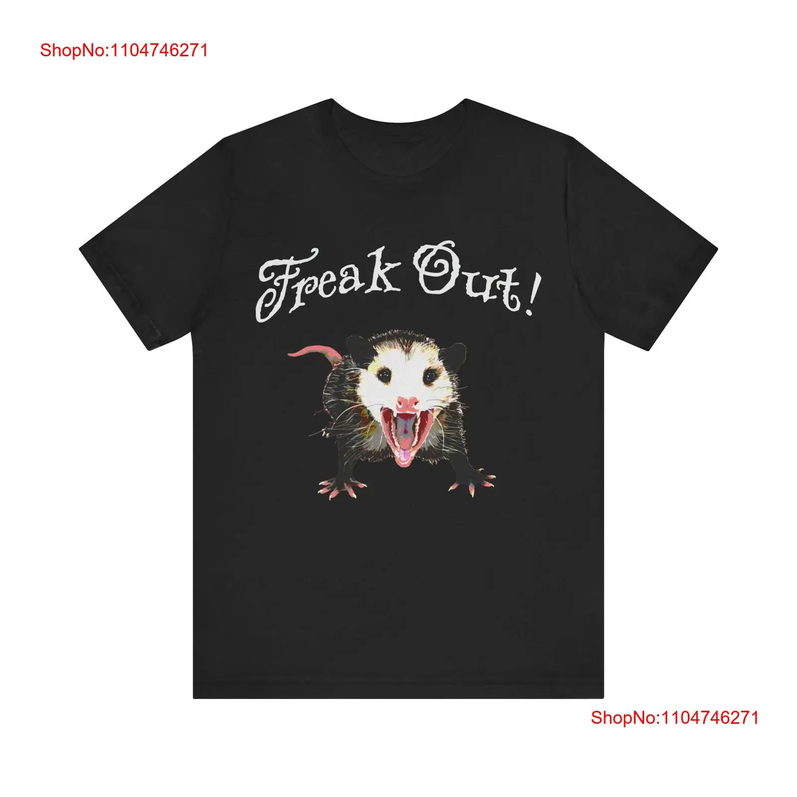 freak out opossum possum T Shi - Vintage Fashion Knitwear 评论和价格