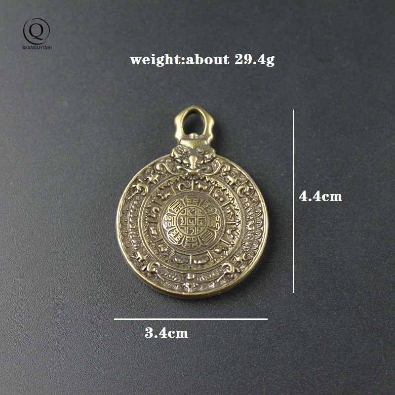 Vintage Brass Buddhist Tantra  - Vintage Fashion Labels 评论和价格