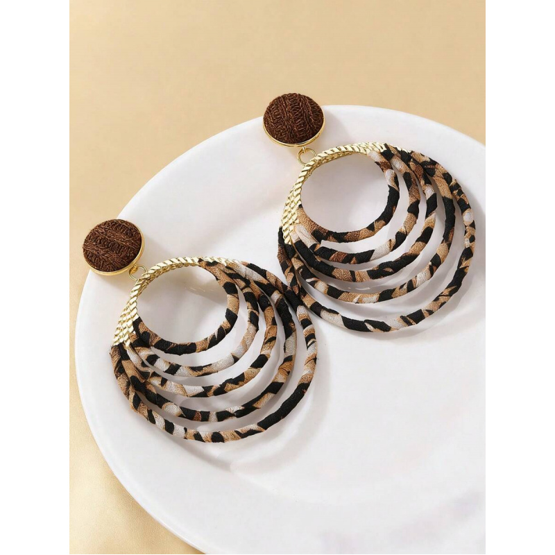 1 Pair Luxury Vintage Leopard  - Vintage Fashion Illustrations 评论和价格