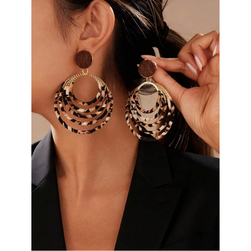 1 Pair Luxury Vintage Leopard  - Vintage Fashion Illustrations 评论和价格