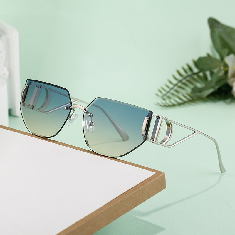 Women's Sunglasses Metal Hollo - Vintage Fashion Brand Names 评论和价格