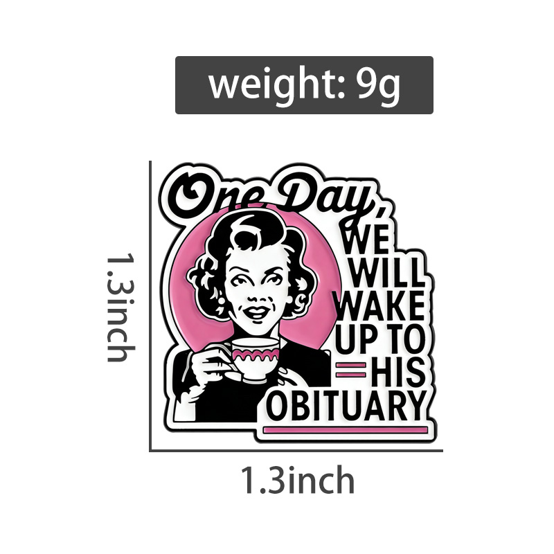 Dark Humor Housewife Pin Sarca - Vintage Fashion Obituaries 评论和价格