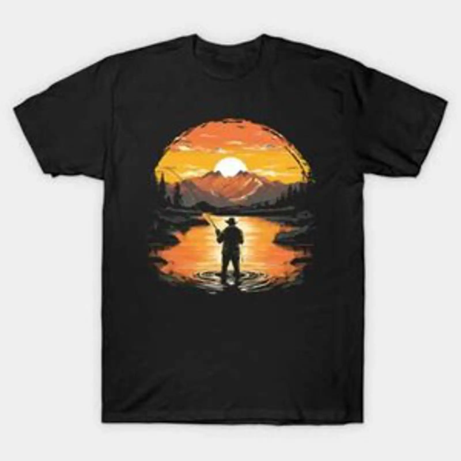 Vintage Sunset Fly Fishing Mad - Vintage Fashion Australia 评论和价格
