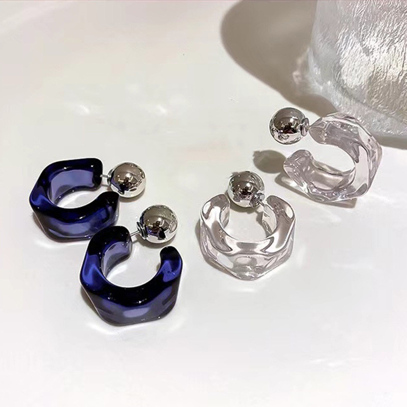 New Korea Clear Acrylic Geomet - Vintage Fashion Korea 评论和价格
