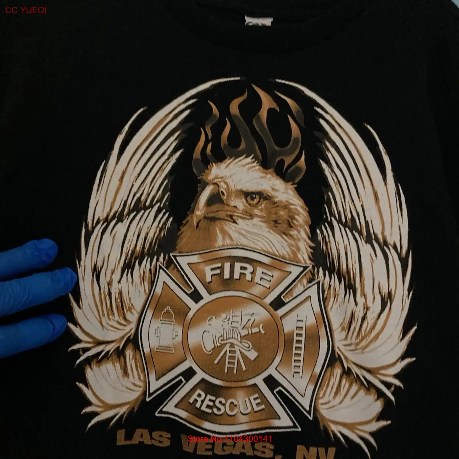 LAS VEGAS FIRE RESCUE T Shirt  - Vintage Vegas Fashion 评论和价格