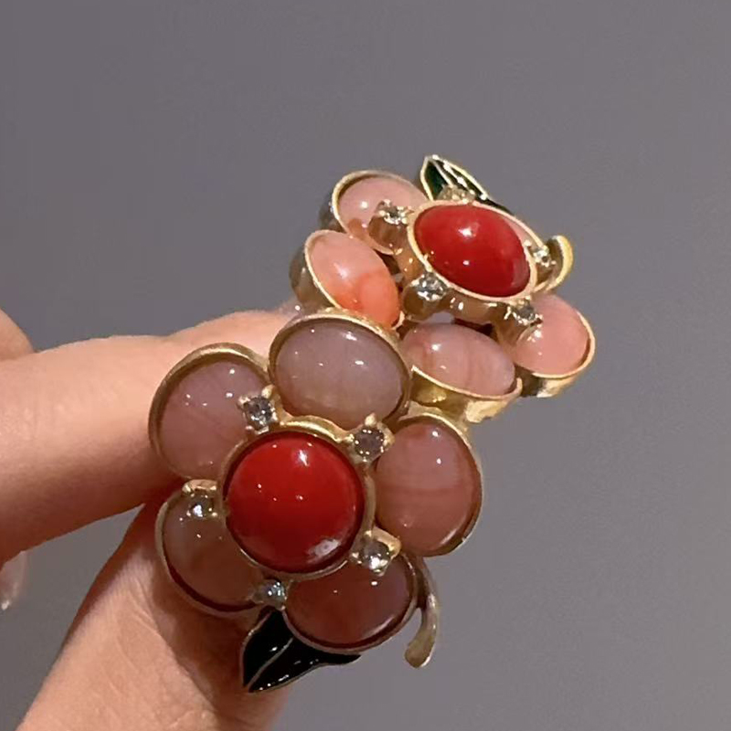Vintage Natural Stone Pink Flo - Vintage Fashion Trends 2026 评论和价格