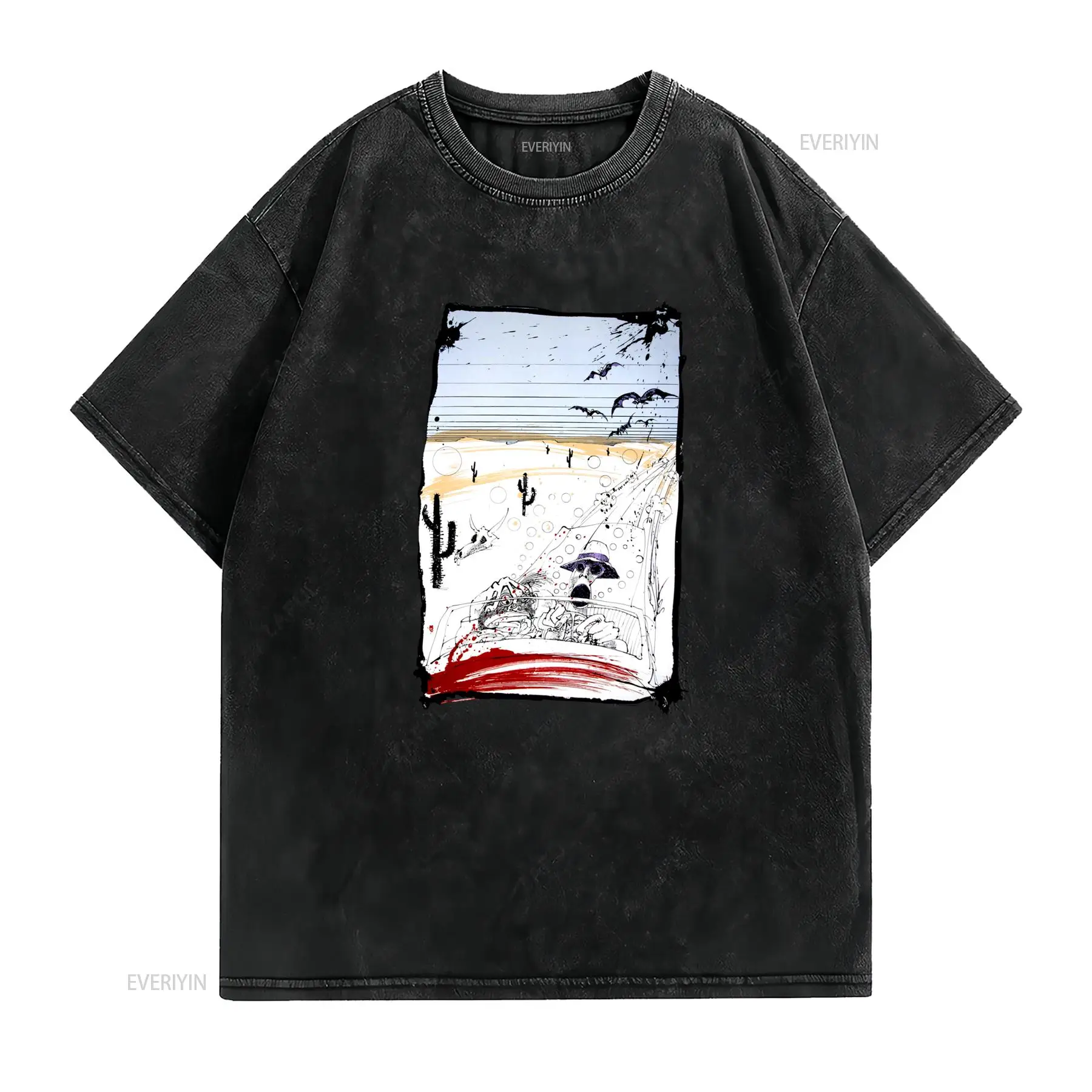 Maglietta Artistica Fear And L - Vintage Vegas Fashion 评论和价格